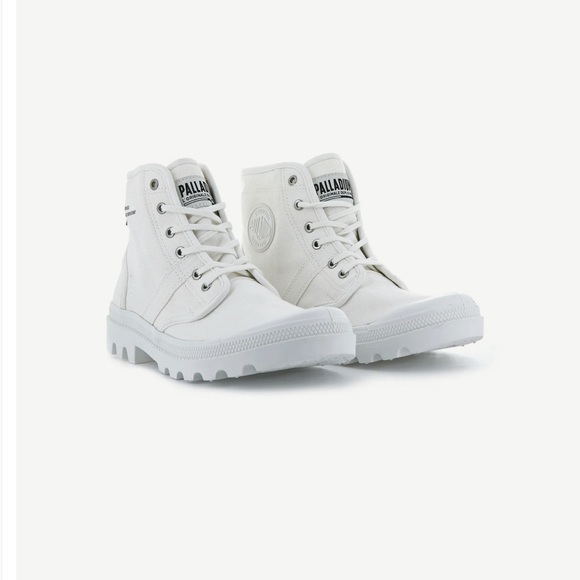 New PALLADIUM Pallabrousse Lgn Star White Boot Woman 10.5 Men 9 Unisex - Picture 1 of 7